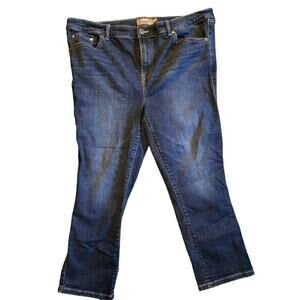 torrid Dark Blue Straight Leg Jeans